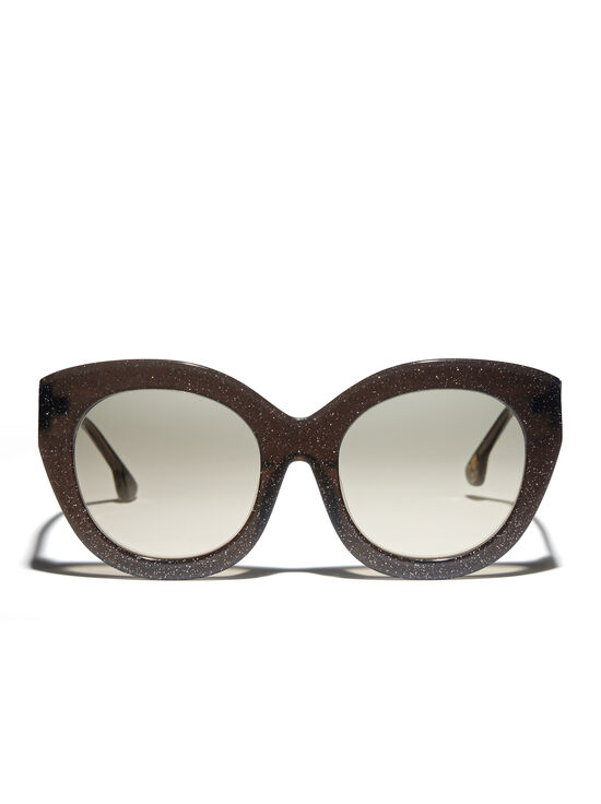 BLACK/GLITTER-WALKER SUNGLASSES